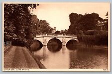 Postcard Cambridge Clare Bridge 43814 River View England  picture