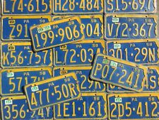 Pennsylvania License Plate PA 1958 1959 1960 1961 1962 1963 1964 - Pick Your Tag picture