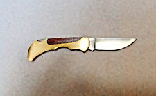 Brass and Stainless Steel Pocket Knife; Vintage or Older, 2 1/2