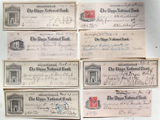 Admirals of United States Navy Autograph Signed Checks Civil War to World War II picture