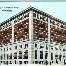 1908 Winnipeg, Manitoba Royal Alexandria Litho Photo Postcard C.S. Co #8 A166 picture