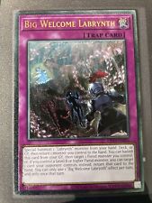Big Welcome Labrynth OP23-EN003 Ultimate Rare Near Mint Yugioh picture