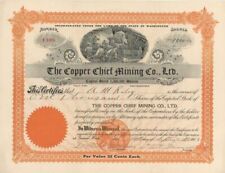 Copper Chief Mining Co., Ltd. - Stock Certificate - Mining Stocks picture