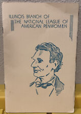 c1941 Illinois Branch National League American Penwomen Springfield Program Book picture