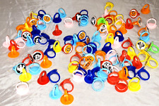 Vintage Lot 119 plastic Halloween gumball machine toy rings Witch Ghost Pumpkin picture