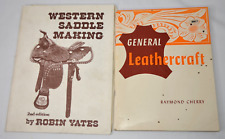 Western Saddle Making General Leathercraft Books Lot Robin Yates 2nd Ed R Cherry picture