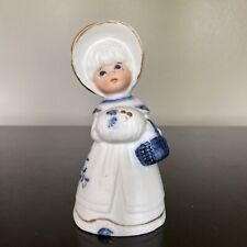 VINTAGE ROYAL MAJESTIC BELL PORCELAIN FIGURINE BY JASCO girl with Mitten picture