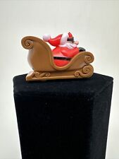 Santa In A Sleigh Pullback Toy Cake Topper - 2.3 In….107 picture