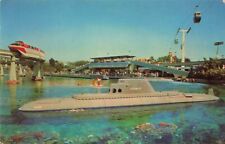 Submarine Ride Tomorrowland Disneyland Anaheim California CA 1965 Postcard picture