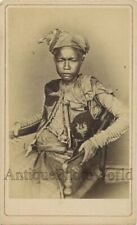Thailand Siam Royalty Nobility? Antique 19th century CDV photo picture