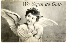 Vintage Postcard German Where blessing there God Wo Segen da Gott picture