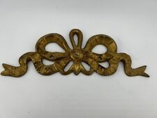 Vintage Antique Wall Mounted Attractive Brass Decorative Wall Ribbon picture