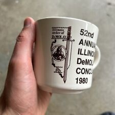 Vintage Illinois Order Of Demolay Coffee Mug 1980 Annual Illinois Conclave USA picture