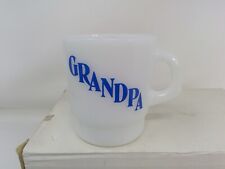 Vintage Galaxy Milk Glass Grandpa Mug picture