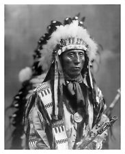 CHIEF RED CLOUD LAKOTA SIOUX NATIVE AMERICAN CHEIF PORTRAIT 8X10 B&W PHOTO picture