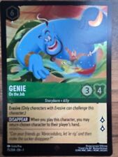 DISNEY LORCANA TCG THE FIRST CHAPTER: FOIL SUPER RARE CARD: GENIE - ON THE JOB picture