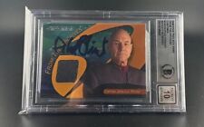Patrick Stewart Signed 2006 Star Trek 40th Archives Picard Costume Relic (BAS) picture