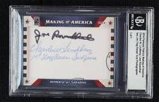 2014 Famous Fabrics Making of America 1/1 BAS BGS Authentic Auto 0dj8 picture