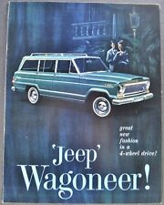 1965-1966 Jeep Wagoneer Catalog Sales Brochure 4x4 Wagon Excellent Original picture