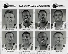 1995 Press Photo Dallas Mavericks Basketball Player Headshots - srs01520 picture