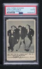 1966 Fleer The Three Stooges MAC: How's this for a natural pose? #1 PSA 2 ne4 picture