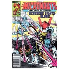 Micronauts (1984 series) #7 Newsstand in Fine condition. Marvel comics [p~ picture