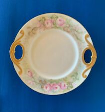 Vintage H & Co L Signed Plate with Gold Handles  picture
