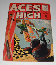 Aces High # 4.....Good+  2.5 grade....1955 EC comic book--R picture