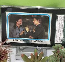 1980 Topps Star Wars: The Empire Strikes Back Han Solo Don't Fool with SGC 92 FS picture
