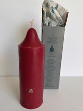PartyLite CRANBERRY 2 x 6 Bell Top Pillar Candle S2623 New Slim Retired HTF picture