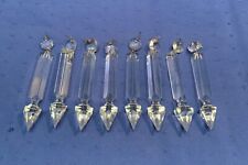 Vintage Clear Crystal/Glass Prism Spear w/ Bead 5