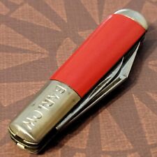 HAMMER BRAND BARLOW Knife USA By Imperial 1945-55 Smooth Red Handles Vintage F picture