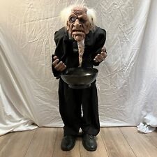 RARE Magic Power Co Boris the Butler 3ft Talking Halloween Prop Greeter Zombie picture