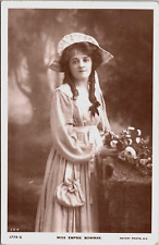 EMPSIE BOWMAN : ENGLISH ACTRESS : SISTER OF ISA BOWMAN : ROTARY PHOTO : RPPC picture
