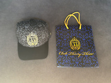 Disneyland CLUB 33 Baseball Cap Hat Haunted Mansion Pattern New With Tags + Bag picture
