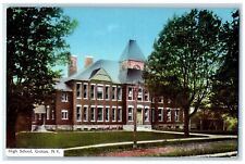c1910's High School Building Campus Groton New York NY Unposted Antique Postcard picture