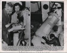 1951 Press Photo Polio victim Mrs Beatrice Abramson, husband Dr Mason & nurse picture