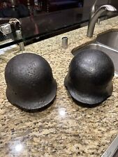 WW2 German Helmet Relics 2 Total Helmets Authentic picture