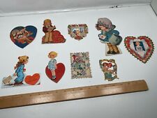 Vintage Lot of 9 1920's Valentines - Mechanical, Fold Out, Open Up picture
