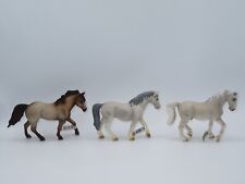SCHLEICH Roan Quarter Horse Stallion Lipizzaner Toy LOT Brown Grey White picture