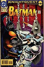 Batman #502-1993 nm 9.4 Doug Moench Kelley Jones autographed w/ COA Make BO picture