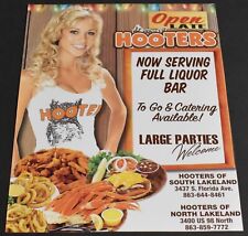 2006 Print Ad Sexy Hooters Florida Blonde Lady Tank Top Pinup Art Beauty Hair picture
