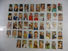 Gallaher Cigarette Cards Sporting Personalities 1936 Complete Set 48 picture