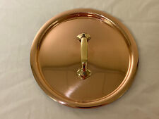 Mauviel Copper Stainless Steel Brass Lid Cover 16cm 6.3-inches FRANCE picture