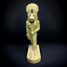 Antique Rare Ancient Egyptian God Sekhmet Statue Unique Pharaonic Egyptian BC picture