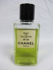 Chanel No. 19 Eau De Toilette 118 mL 4 fl. oz. Splash Vintage Used 90% Full picture