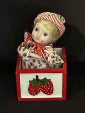 Vtg San Francisco Music Co Porcelain Clown Strawberry Send In The Clown 🎶🍓 picture