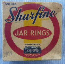 vintage Jar rings rubbers Shurfine National Grocers box picture