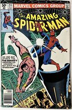 The Amazing Spider-Man #211 Dec 1980 Namor Sub-Mariner Classic Cover *FN+* picture