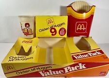 VINTAGE 1985 MCDONALD'S CHICKEN MCNUGGETS VALUE PACK BOX picture